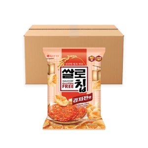 롯데 쌀로칩 김치전맛 75g x 12개