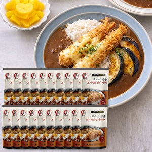 혼카레 일본 도쿄식 민찌카레 오리지널, 210g, 20개