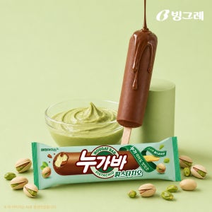 해태아이스 누가바 피스타치오, 70ml, 10개