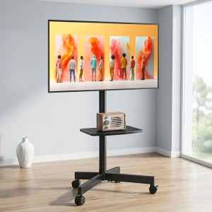 이동식TV거치대 32인치 LG 호환 대형 티비스탠드 32LW550W 32LW550T 32LW550S 32LW550G