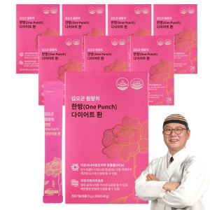 김오곤 한방(OnePunch) 다이어트 환 가르시니아 식이섬유 차전자피 28포, 8개