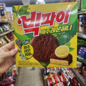 [크라운] 빅파이 제주레몬허니 324g