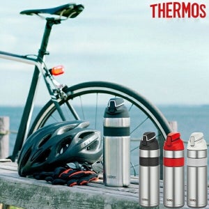 써모스 THERMOS FFQ600 진공단열 스트로 보냉 자전거보틀 3컬러