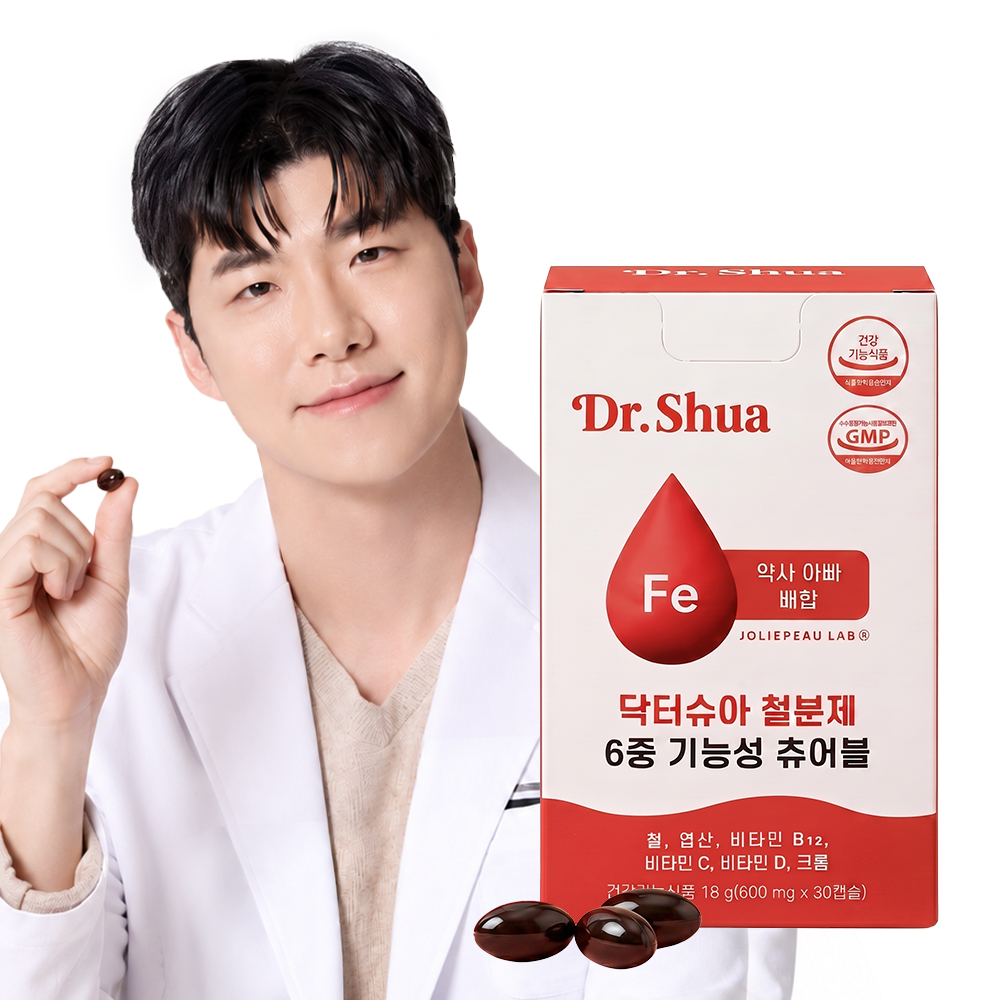 닥터슈아 철분제 6중기능성 츄어블