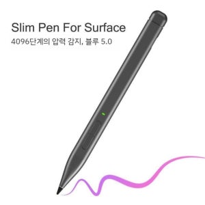 서피스 프로 8/9 호환 필압 감지 블루투스 무선 키보드 슬림 펜