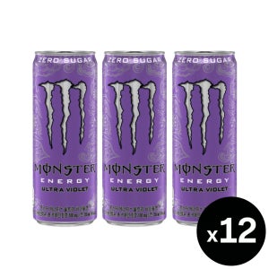 몬스터 에너지 울트라 바이올렛, 355ml, 12개