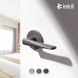 인키트 디자인 방문손잡이 버튼형 문고리 교체 K2127 도어핸들 실린더