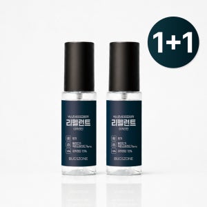 벅스존 리펠런트 이카리딘 15% 뿌리는 모기 진드기 기피제 기내반입 휴대용 아웃도어 스프레이 1+1