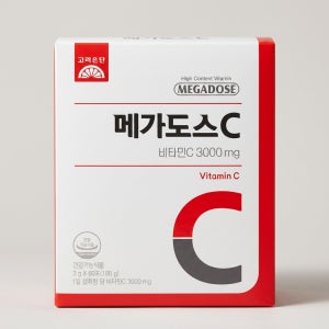 고려은단 메가도스C 비타민C 3000mg 하루 1포 고함량 비타민 60포 1박스