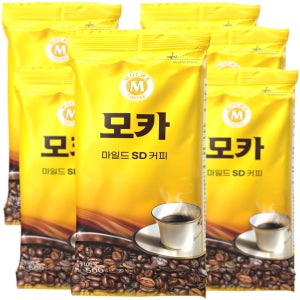 모카 마일드 SD커피 500g 6개 리필커피 자판기커피