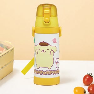 굿포머스 폼폼푸린 스테인레스 원터치보틀 480ML 원터치물통 피크닉보틀 키즈텀블러
