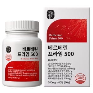 4+2 베르베린 500mg 매자나무열매추출물 효능 복용법 영양제 60정, 6개