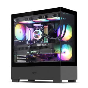 다크플래쉬 강화유리 PC 본체 매쉬 케이스 DS500 RGB 블랙