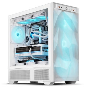 다크플래쉬 강화유리 PC 본체 매쉬 케이스 DLX 울트라 메쉬 ARGB 화이트