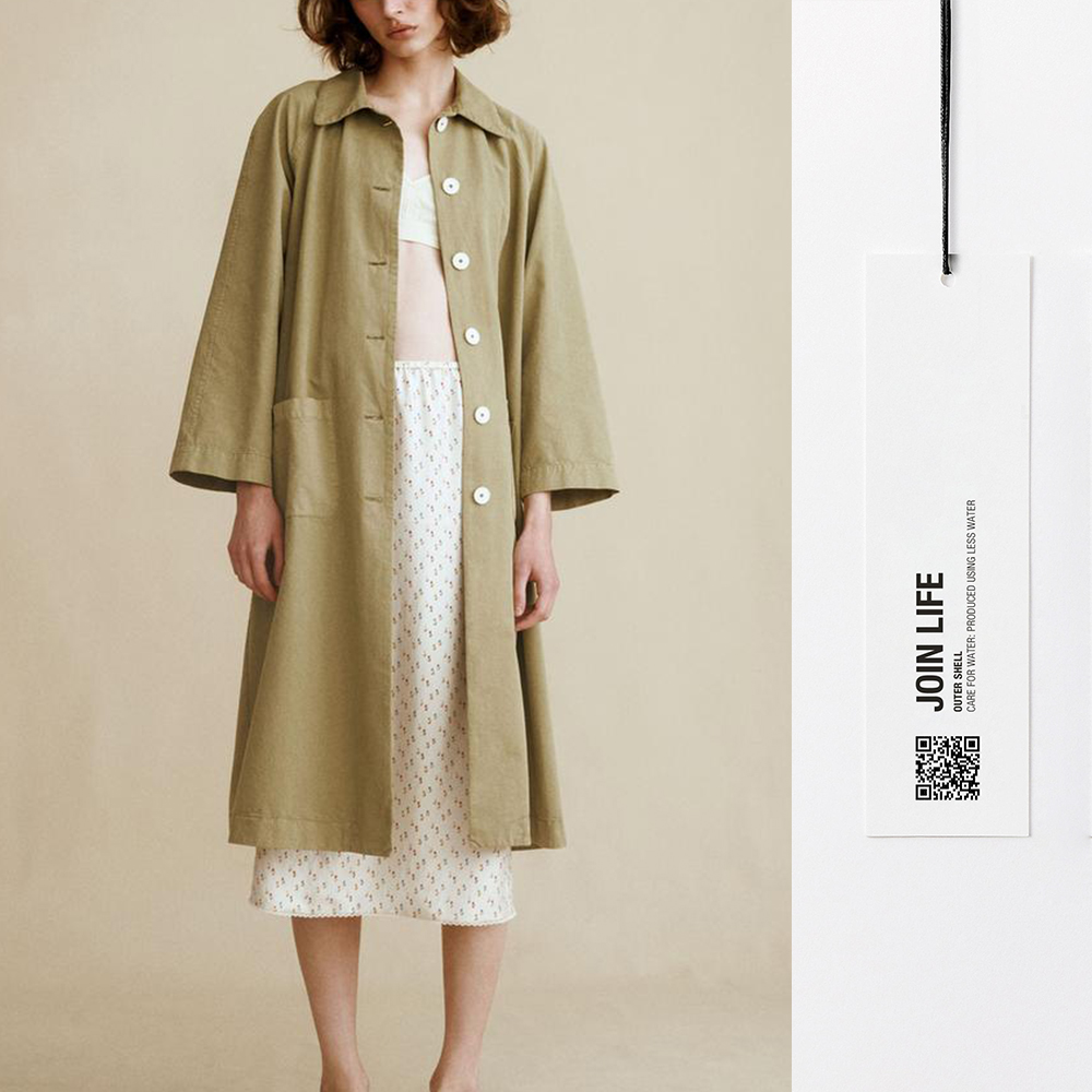 ZARA 카라멜 런던 자라 콜라보 트렌치 코트