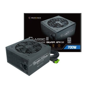 마이크로닉스 CLASSIC II 풀체인지 PC 파워서플라이 700W, 실버 블랙