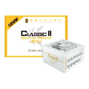 마이크로닉스 CLASSIC II 풀체인지 PC 파워서플라이 1050W, 골드 화이트