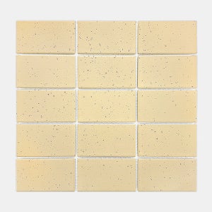 순일 SI 무광 자기질 아이보리 60X108직사각 모자이크 IVORY60108 인테리어타일