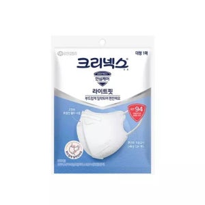 크리넥스 KF94 라이트핏 마스크 L(대형), 화이트, 1개