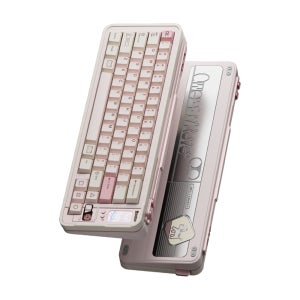Qwertykeys QK65 MK3 풀알루미늄 커스텀 기계식 키보드 화이트 피치, 오트축