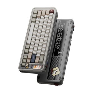 Qwertykeys QK65 MK3 풀알루미늄 커스텀 기계식 키보드 레트로 콘솔, 오트축
