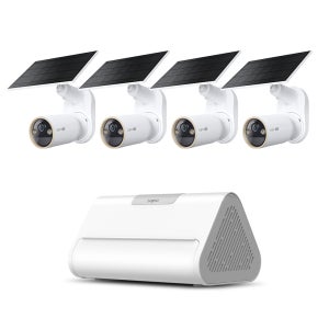 실외 태양광 카메라(Tapo C460 Kit) + 허브(Tapo H500) Set 태양광 충전 회전형 무선 배터리 카메라 CCTV