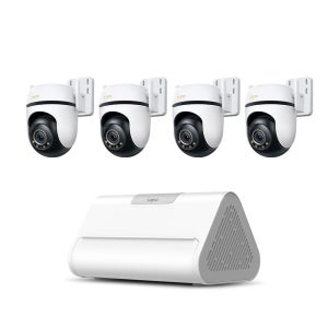 실외 500만화소 풀컬러 회전 카메라(Tapo C530WS) + 허브(Tapo H500) Set 회전형 풀컬러 실외 카메라 CCTV