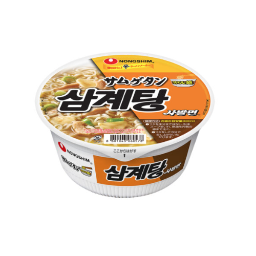 농심 삼계탕 사발면 일본판 85g 상품 이미지