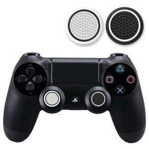 소니 플레이스테이션 PS4 듀얼쇼크 호환 믹스 라인 엠보 게이밍 실리콘 스틱캡 SET
