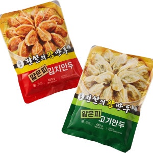 전설의왕만두 옛날식 수제 냉동 얇은피 김치2+고기1, 460g, 3개