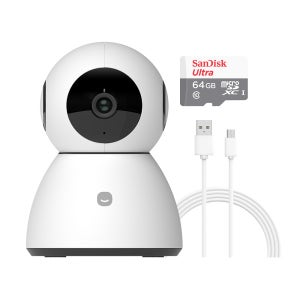 [NEW G2시리즈 인기구성] 헤이홈 스마트 홈카메라 홈캠 홈CCTV 펫캠 베이비캠 3mp pro g2 SD카드 64G 3m 케이블