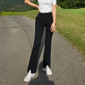 (자체제작)여름원단 트임부츠컷 키큰언니 긴기장 골프바지 슬랙스팬츠
