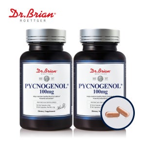 닥터브라이언 피크노제놀 100mg 호팍사 프랑스 해안 소나무껍질 60캡슐, 2개