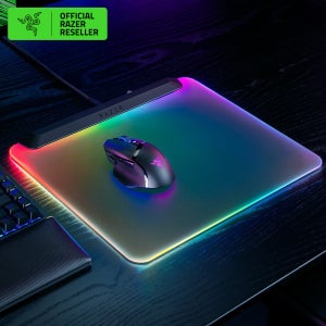 레이저코리아 파이어플라이 V2 Pro 게이밍 마우스패드 RGB 데스크셋업 블랙