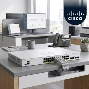 시스코 C1000-24P-4G-L 24포트 POE+ 기가비트 관리형 스위치 4SFP