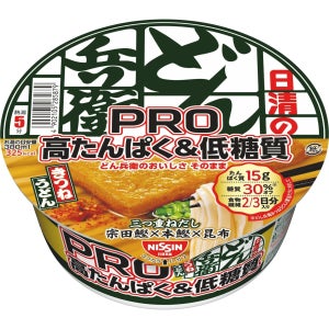 닛신 돈베이 PRO 키츠네 우동 86g 12개입 일본 컵라면 유부우동 고단백 저당질