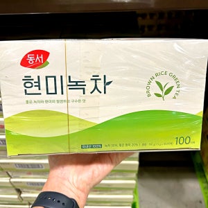 동서 현미녹차 티백 100T 2입 사무실용 대용량