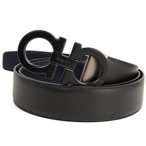 Ferragamo 페라가모 벨트 679710 0688772 NERO/BLUE MARINE/남성 정장벨트