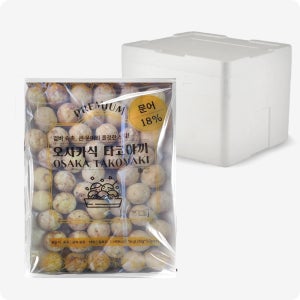 [다인] 오사카식 타코야끼 (20gx50개) 문어볼 중국 문어함량18% 1kg, 13개