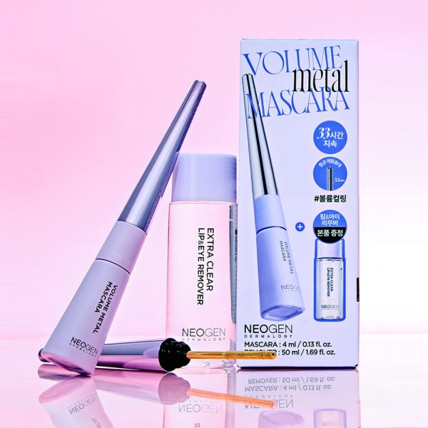 (본품+리무버 기획) 네오젠 볼륨 메탈 마스카라 4ml (원조메탈솔대)