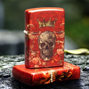ZIPPO 지포 47132 스컬 헤럴드리