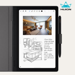 HUION 노트 E X50 스마트 필기 종이질감 펜타블렛 드로잉패드 디지탈노트