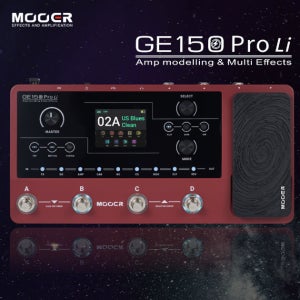 무어오디오 멀티이펙터 GE150 Pro Li 프로 배터리내장 Mooer 일렉기타 페달