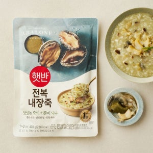 햇반 전복내장죽, 420g, 8개