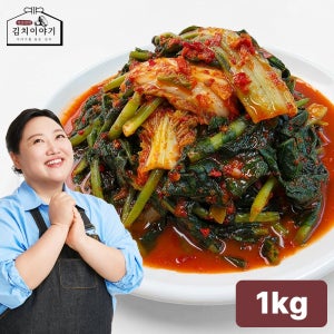 박준면의 김치이야기 프리미엄 열무 얼갈이 김치 국산 열무 1kg, 1개