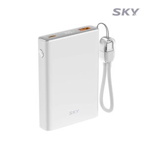 스카이 필 솔리드 반고체 세이프 10000mAh 22.5W 보조배터리 실버