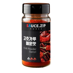 소스집 국산 청양 매운고춧가루(고운가루) 80g, 1개