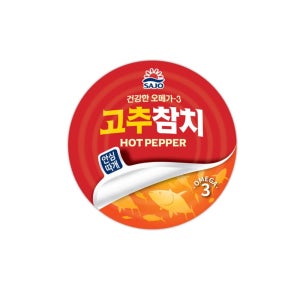 사조 고추 참치 안심따개 85g x 20개