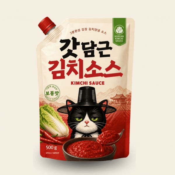 [추냥] 이제 배추 안절이고 매일 새김치 먹자 3분완성 추냥김치소스 500g