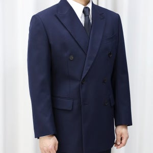 [기장수선 가능] 다크 네이비 더블 정장대여